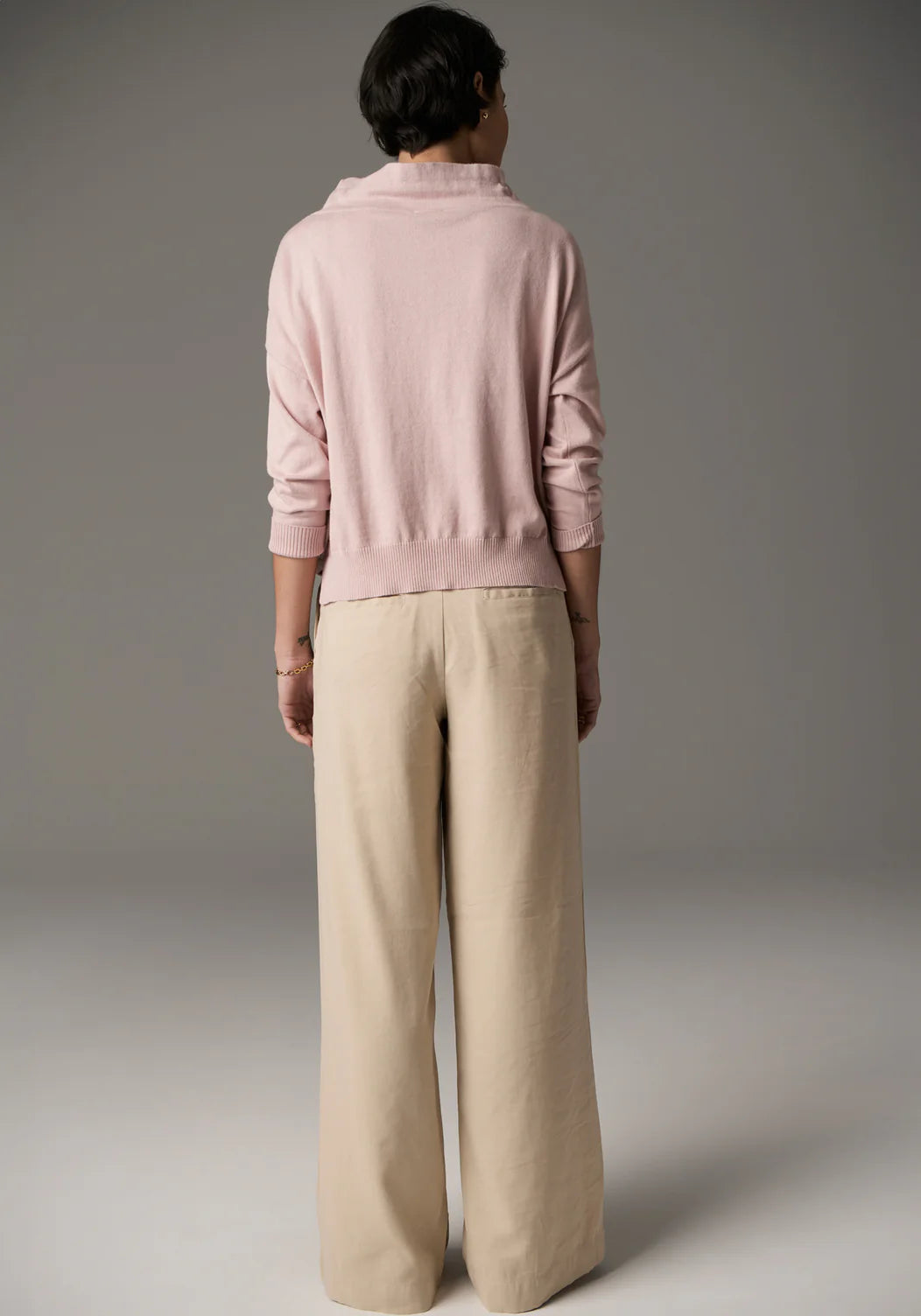 Lou Belted Pant Pebble