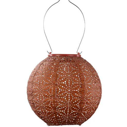 Lumiz Solar Lantern 20cm Round Copper