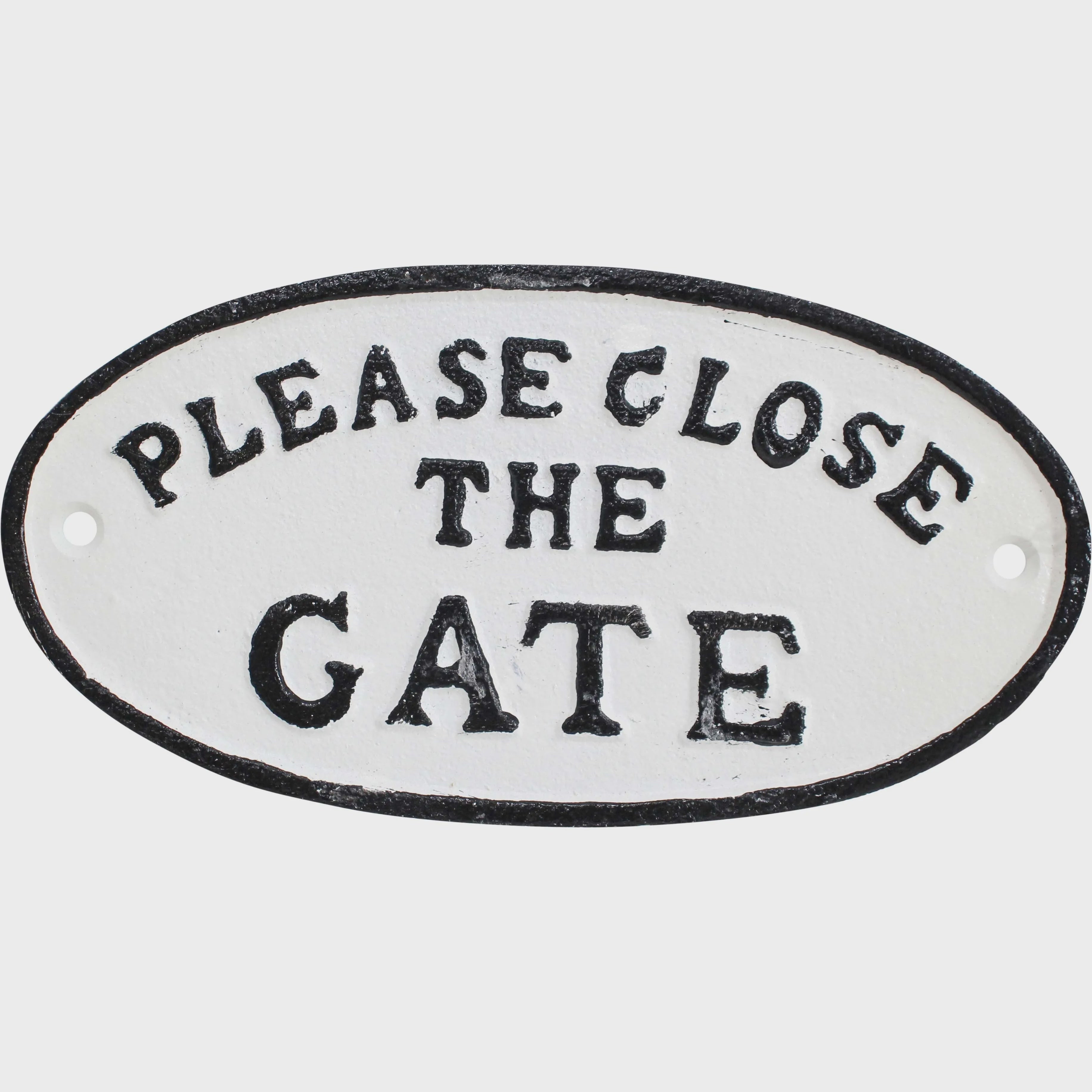 Sign Close the Gate